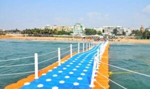 Floating Bridge at Vizag RK Beach