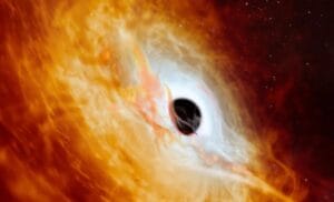 brightest object in the universe quasar artistic pic